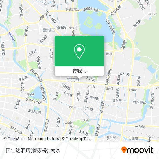 国仕达酒店(管家桥)地图