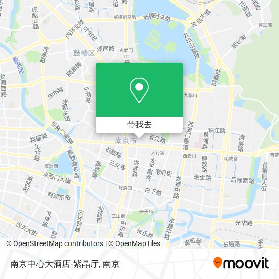 南京中心大酒店-紫晶厅地图
