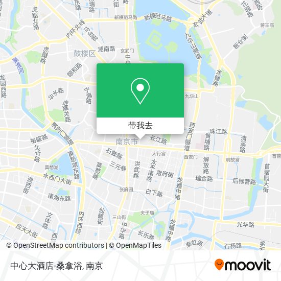 中心大酒店-桑拿浴地图