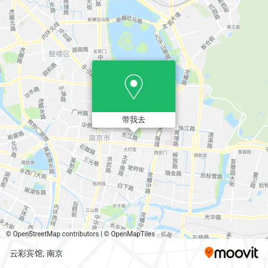 云彩宾馆地图