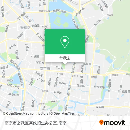 南京市玄武区高效招生办公室地图