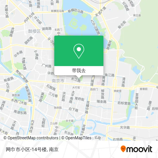 网巾市小区-14号楼地图