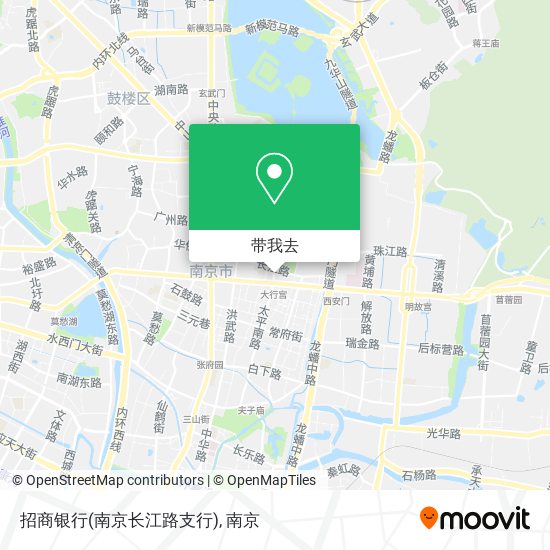 招商银行(南京长江路支行)地图