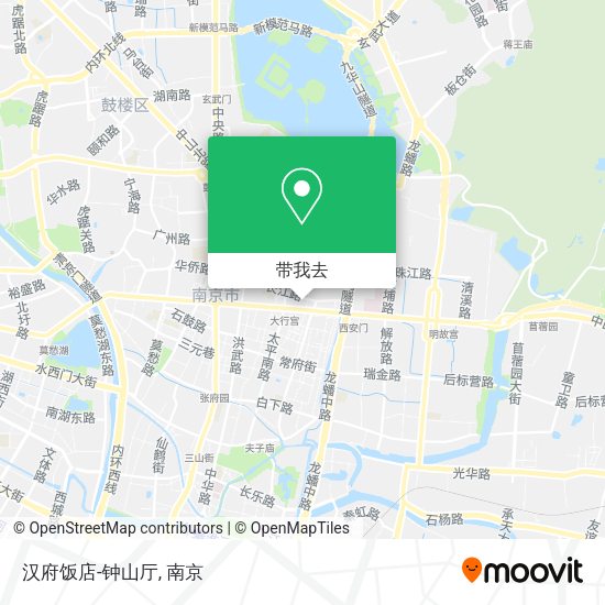 汉府饭店-钟山厅地图