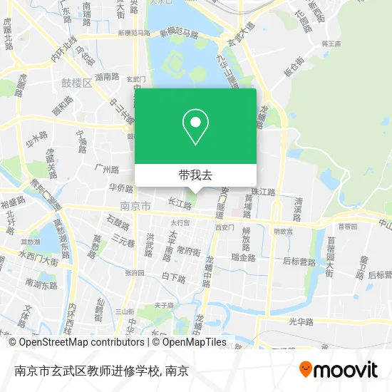 南京市玄武区教师进修学校地图