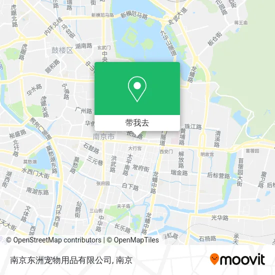 南京东洲宠物用品有限公司地图