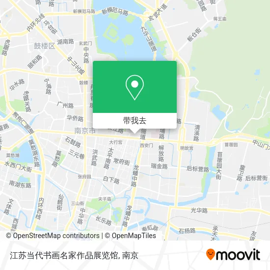 江苏当代书画名家作品展览馆地图