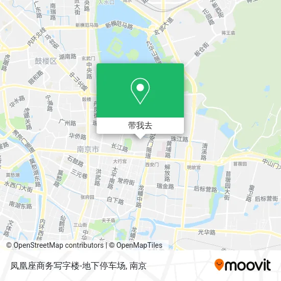 凤凰座商务写字楼-地下停车场地图