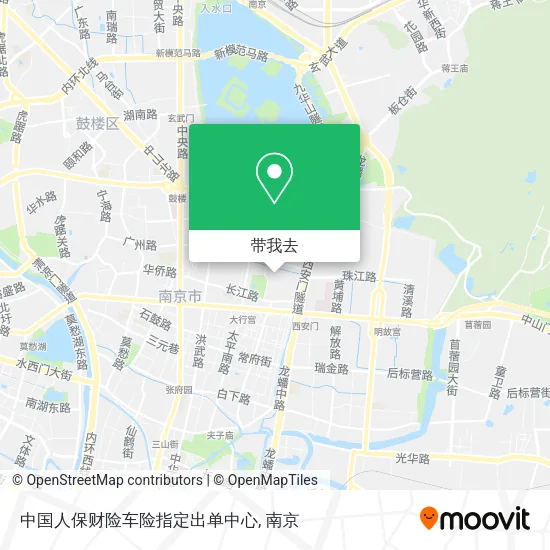 中国人保财险车险指定出单中心地图