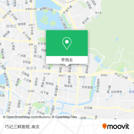 巧记三鲜面馆地图