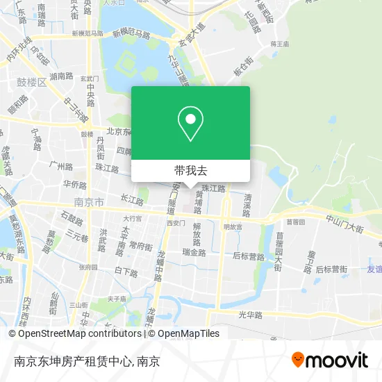 南京东坤房产租赁中心地图