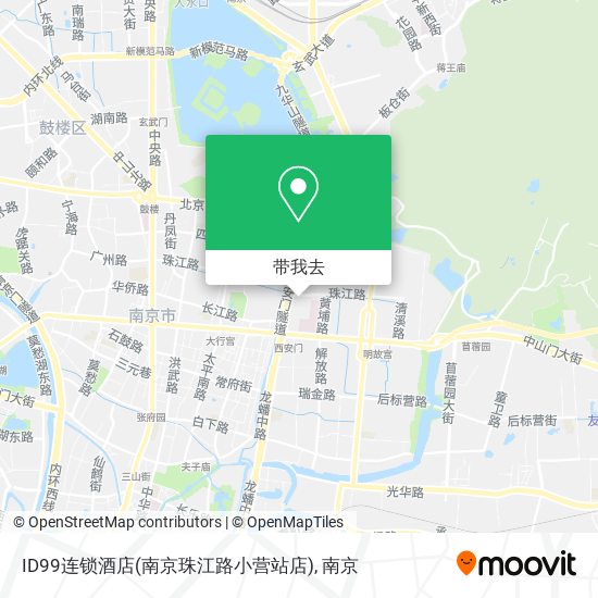 ID99连锁酒店(南京珠江路小营站店)地图
