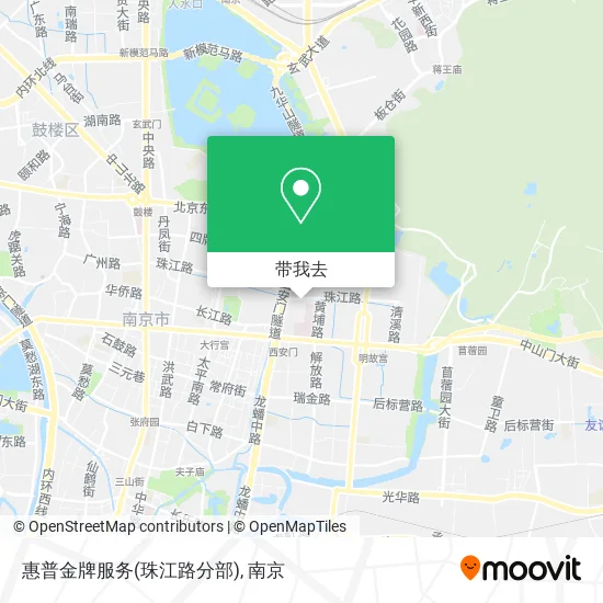 惠普金牌服务(珠江路分部)地图