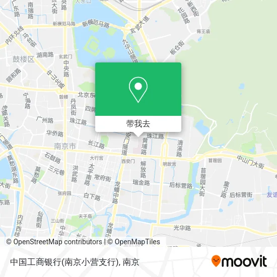 中国工商银行(南京小营支行)地图