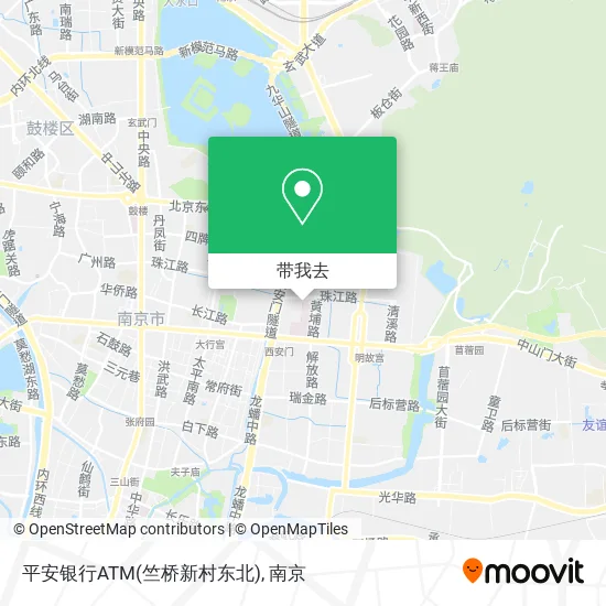 平安银行ATM(竺桥新村东北)地图