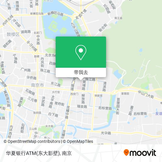 华夏银行ATM(东大影壁)地图