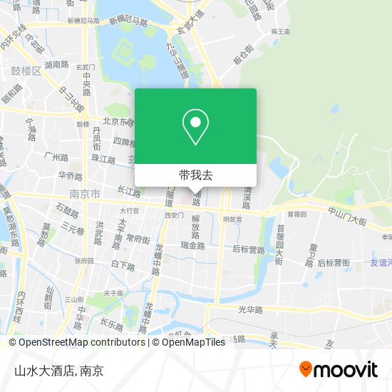 山水大酒店地图