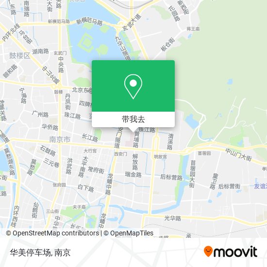 华美停车场地图