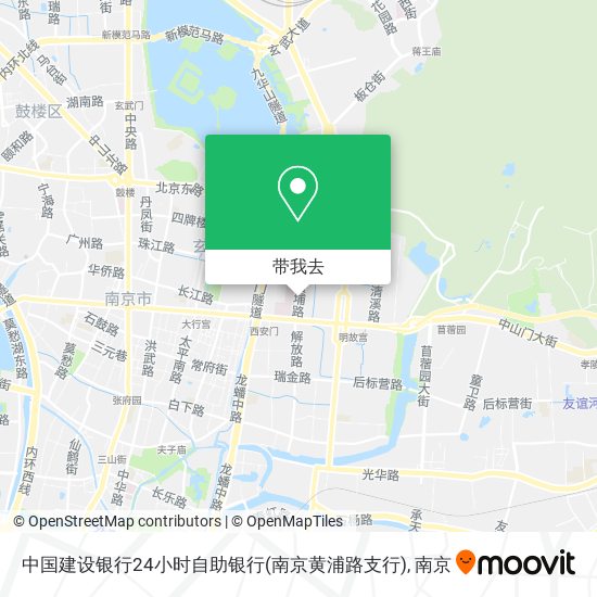 中国建设银行24小时自助银行(南京黄浦路支行)地图