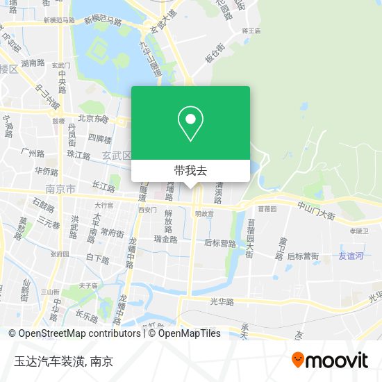 玉达汽车装潢地图