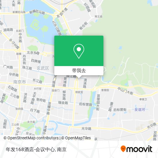 年发168酒店-会议中心地图