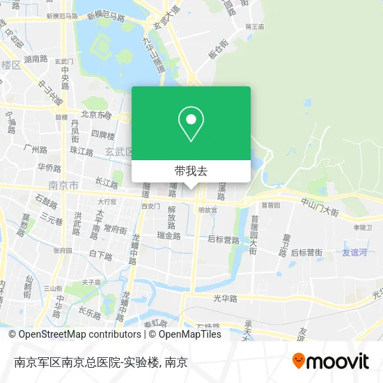 南京军区南京总医院-实验楼地图