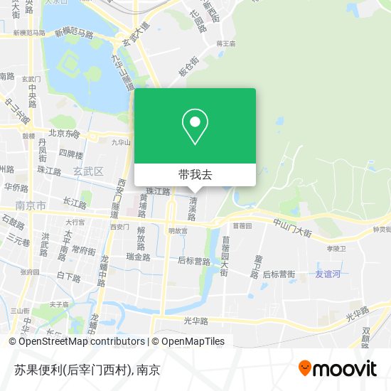 苏果便利(后宰门西村)地图