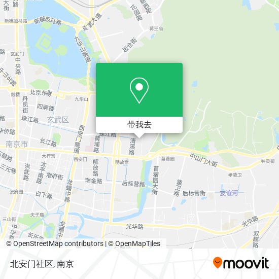 北安门社区地图