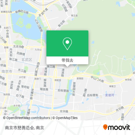 南京市慈善总会地图