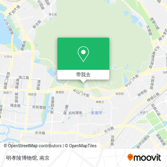 明孝陵博物馆地图