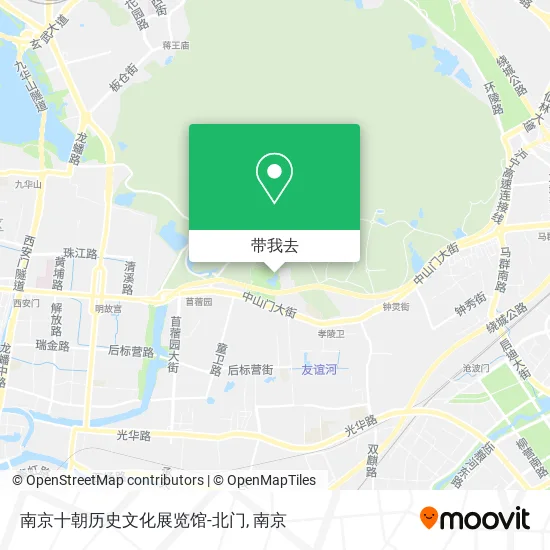 南京十朝历史文化展览馆-北门地图