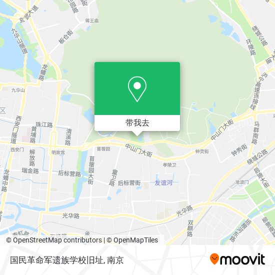 国民革命军遗族学校旧址地图