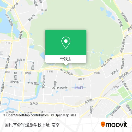 国民革命军遗族学校旧址地图
