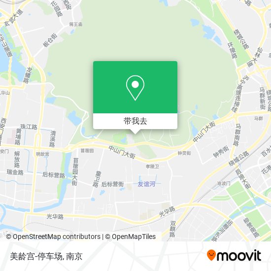 美龄宫-停车场地图