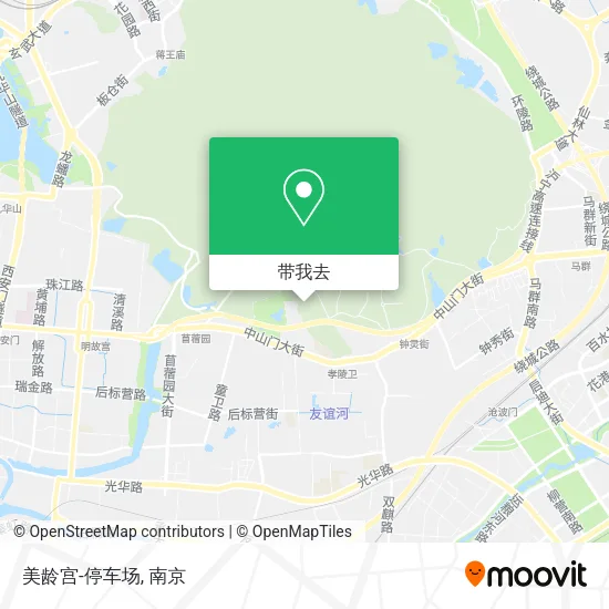 美龄宫-停车场地图