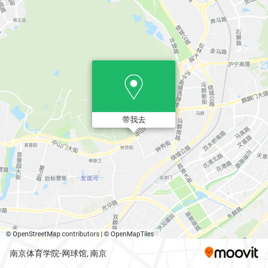 南京体育学院-网球馆地图
