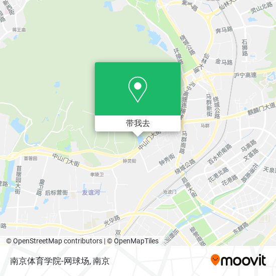 南京体育学院-网球场地图