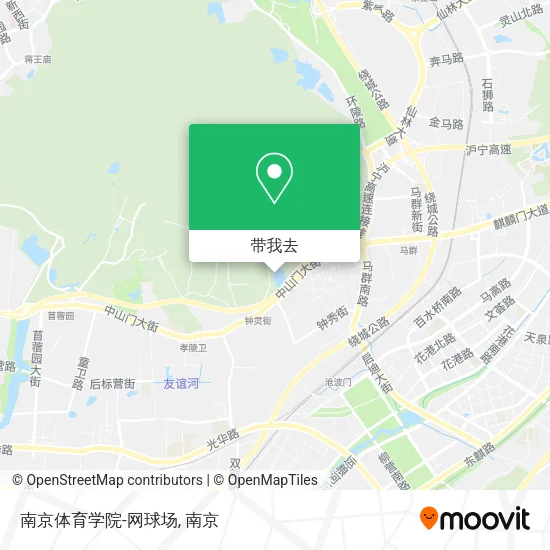 南京体育学院-网球场地图