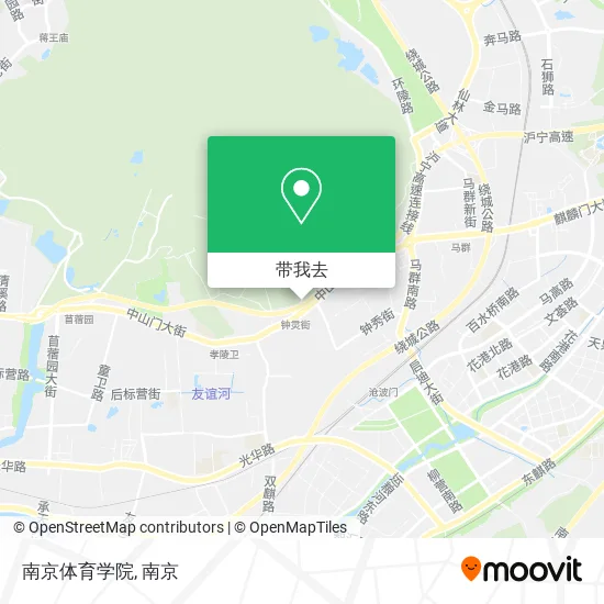 南京体育学院地图