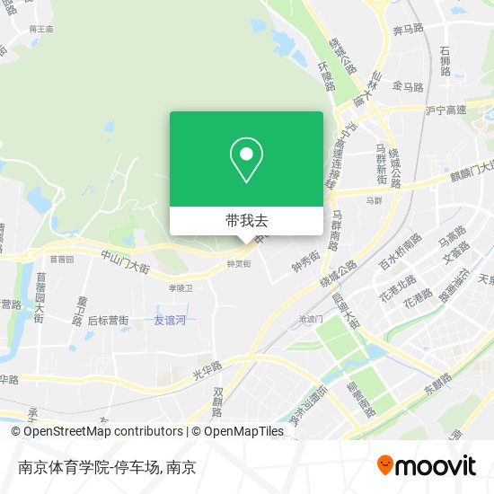 南京体育学院-停车场地图