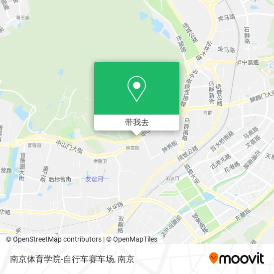 南京体育学院-自行车赛车场地图