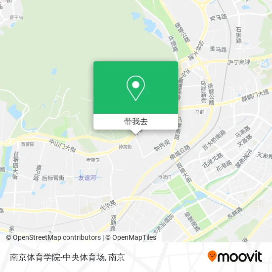 南京体育学院-中央体育场地图