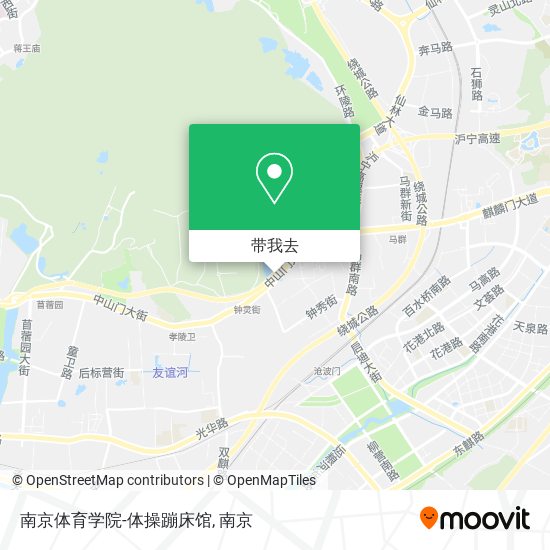 南京体育学院-体操蹦床馆地图