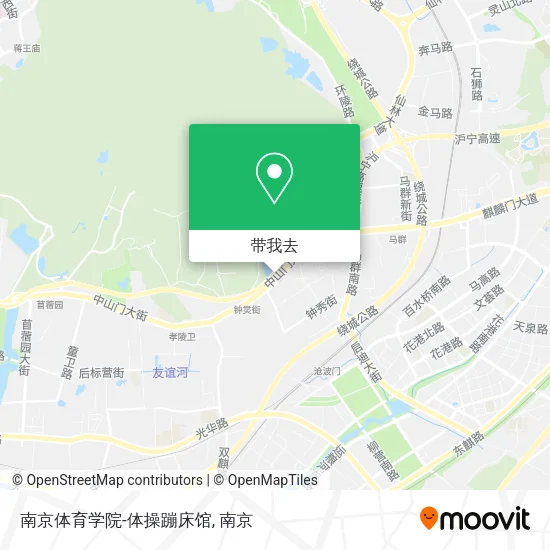 南京体育学院-体操蹦床馆地图