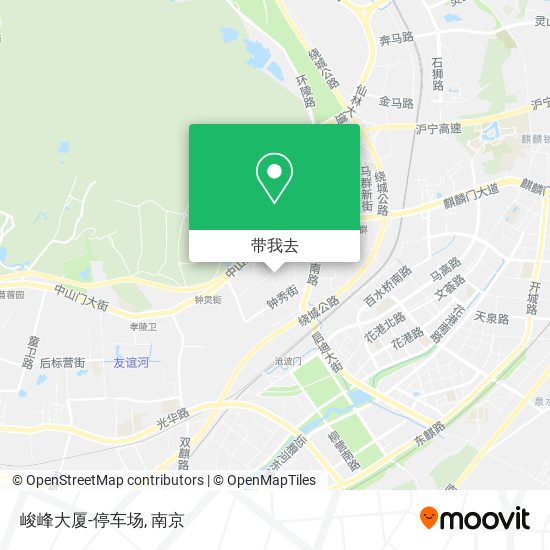 峻峰大厦-停车场地图