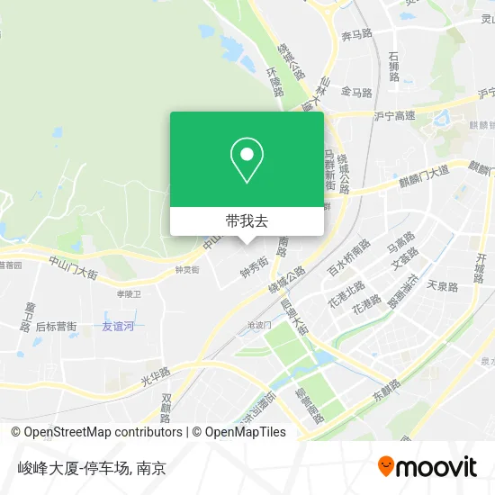 峻峰大厦-停车场地图