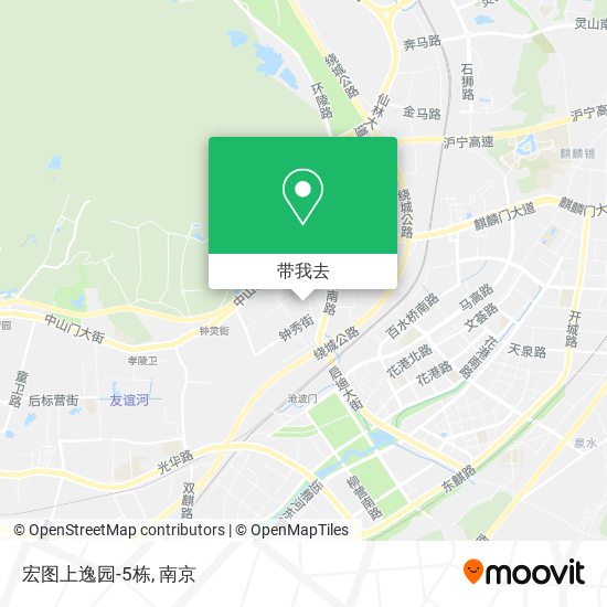 宏图上逸园-5栋地图