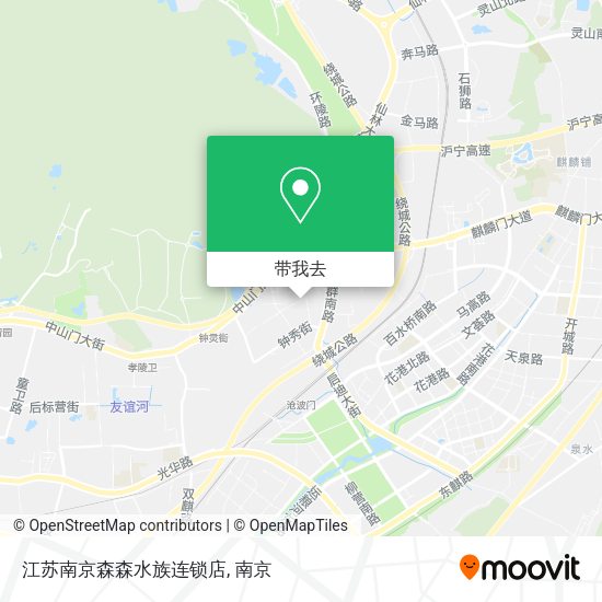 江苏南京森森水族连锁店地图