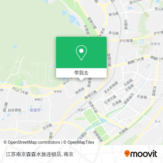 江苏南京森森水族连锁店地图