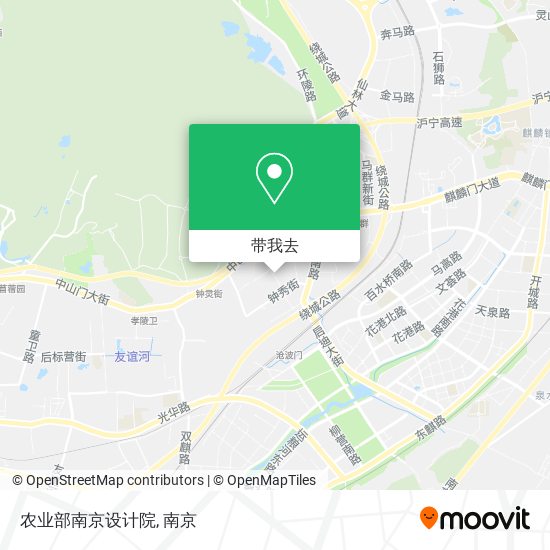 农业部南京设计院地图